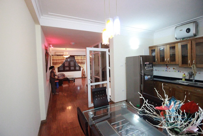 Newly renovated house with 05 bedrooms for rent in Xuan Dieu Street, Tay Ho, Hanoi.